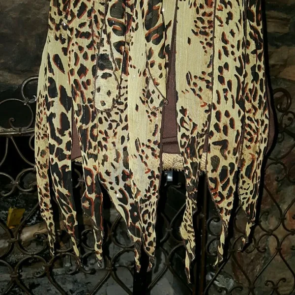 Vintage Carrie Allen Animal Print Top - Image 3