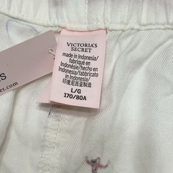 VICTORIA'S SECRET Short PJ SET Light Flannel Winter Wonderland Size Large NWT - Image 10