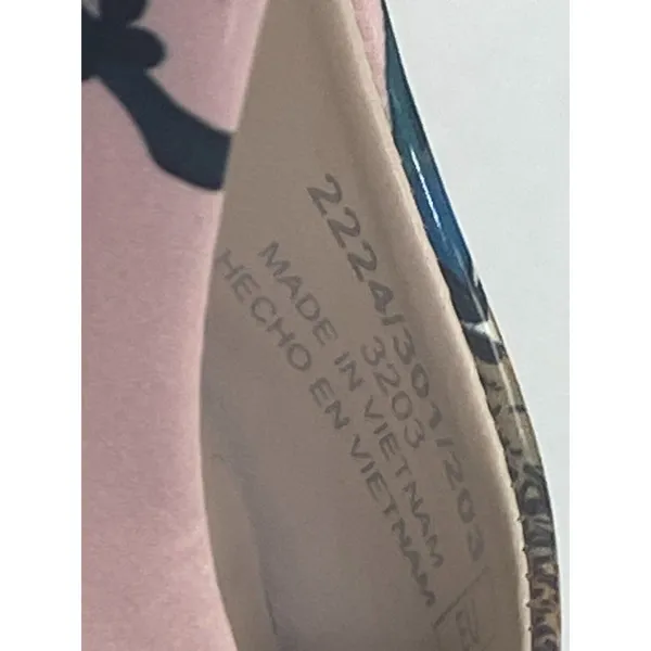 Zara Basic Tropical Animal Floral Pink Block Heel EU Size 36 (us size 6) NEW - Image 12