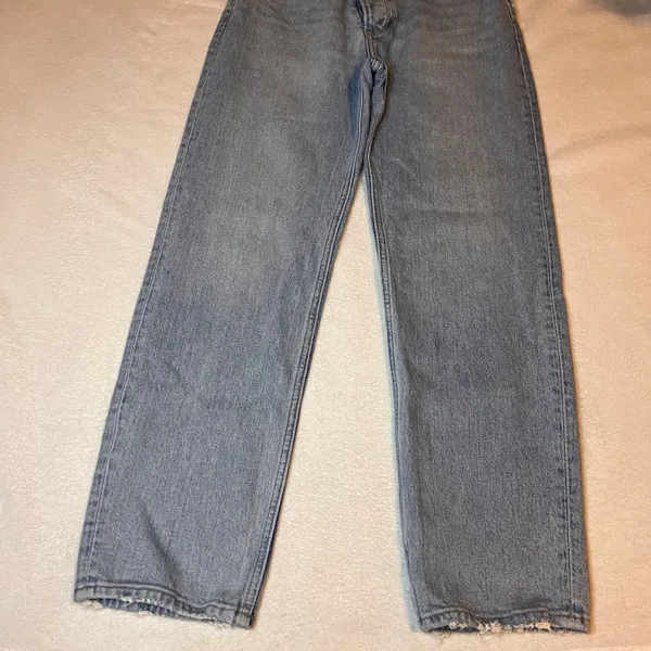 Abercrombie and Fitch criss-cross waist the dad high rise jeans - Image 6