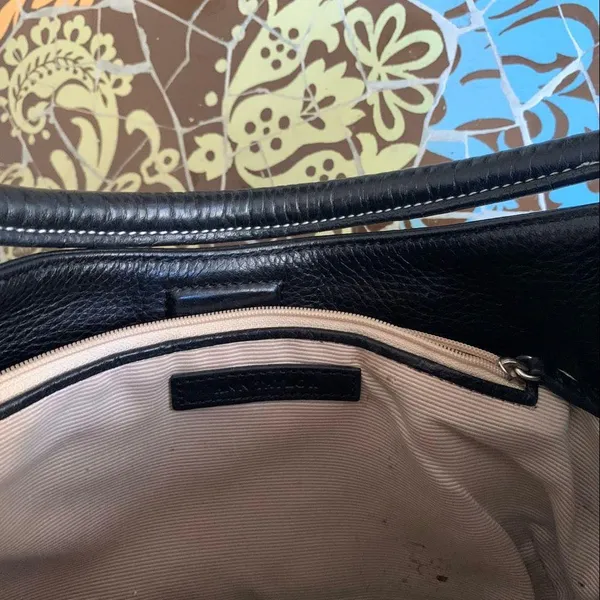 ANN TAYLOR LEATHER SHOULDER BAG - Image 3