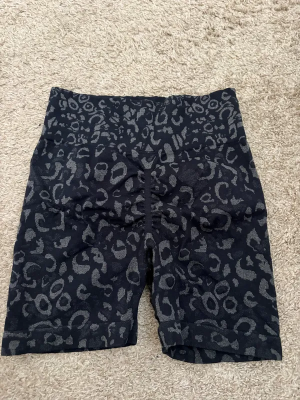 Leopard biker shorts Black Size XS - Image 2