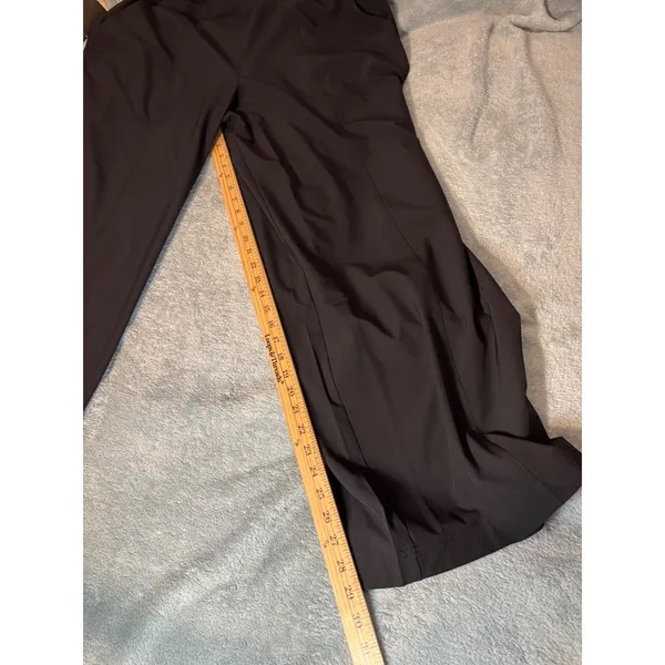 Fabletics Black Wide Leg Trousers Side Zip Pockets XXL 1XT FB6059 NWT - Image 6