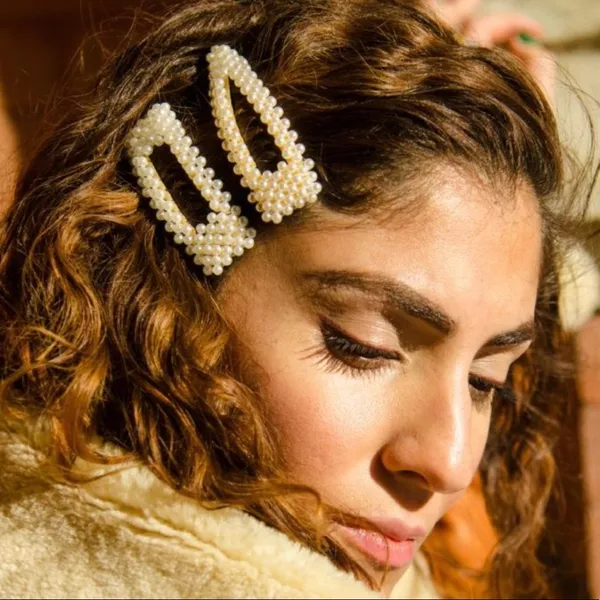 Pearl Hair Clip Set - Image 2