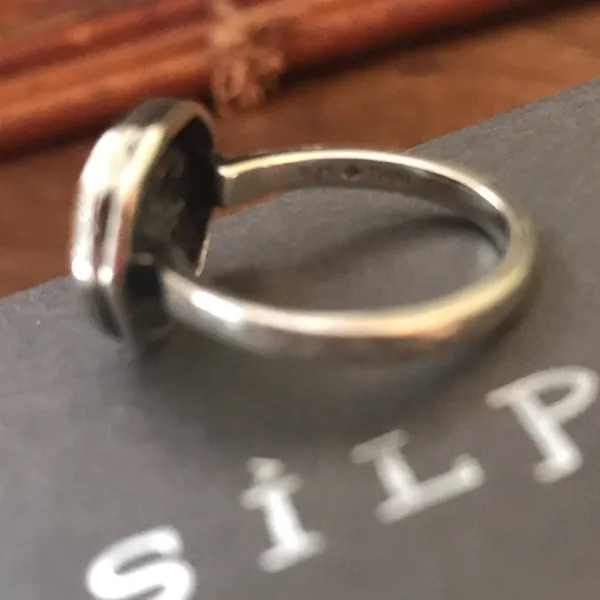 Silpada Cubic Zirconia Sterling Silver Ring Size 5 - Image 6