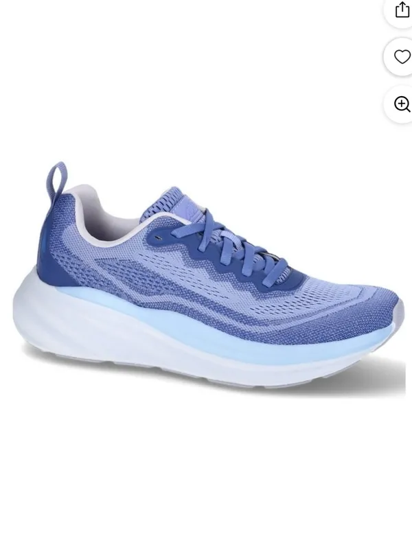 Avia Women's Size 6.5 Comfort Performance Sneakers Blue White Thick Foam Trainer - Image 3