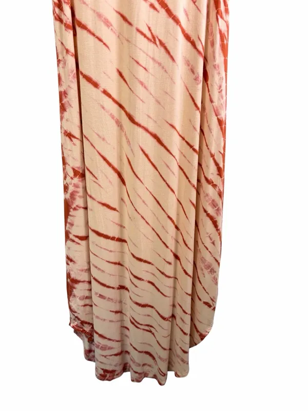NWOT WONDERLY Orange/Amber Tie-Dye‎ Maxi Tank Dress, Large - Image 7