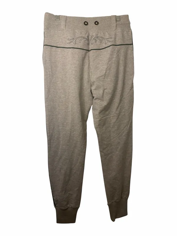 Alpin de luxe Oktoberfest Sweatpants Gray Trachten Pants with Embroidery - Image 2