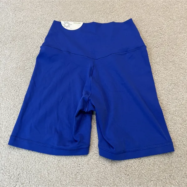 Offline By‎ Aerie Real Me Crossover Bike Shorts Size Small Blue 5" Hi Rise - Image 4