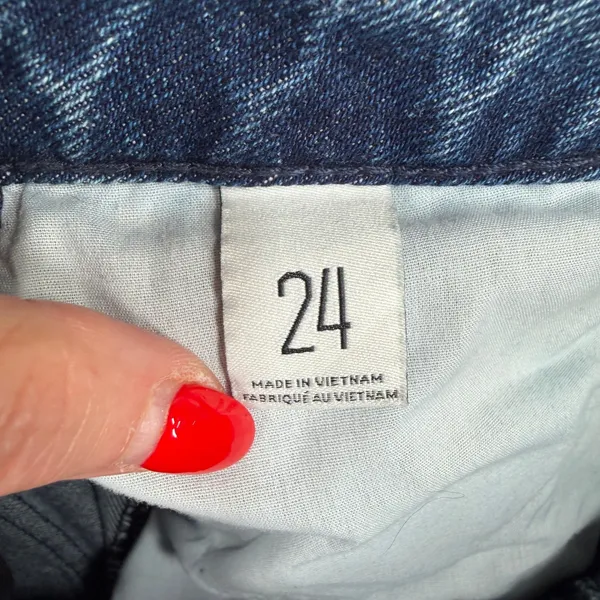 BDG 24 Elise Barrel Jean Blue High Rise Balloon Horseshoe Leg Slouchy Relaxed - Image 5