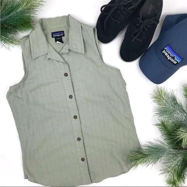 Patagonia sleeveless button down tank‎ - Image 3