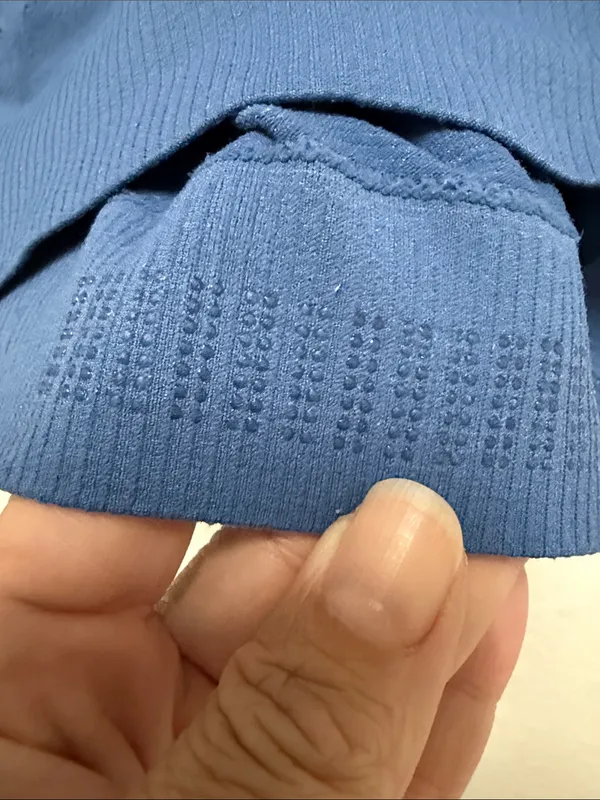 Long Sleeve Crewneck Top in Dusty Blue - Image 3