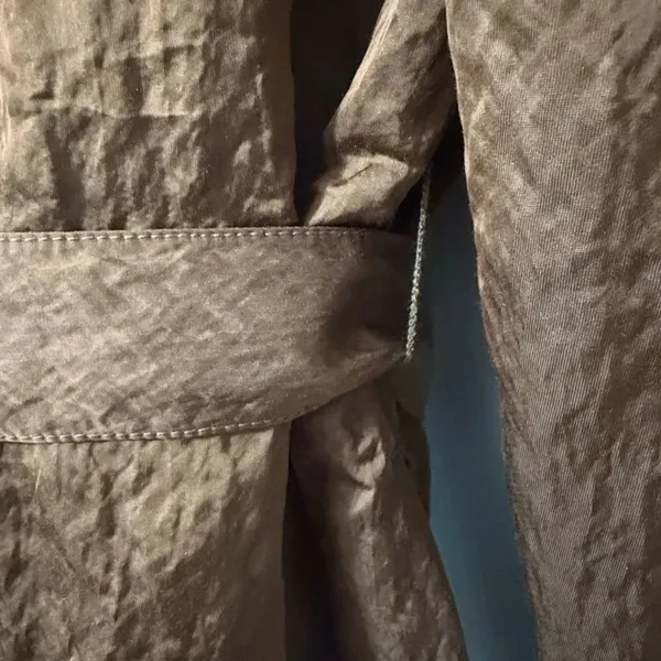 Zara Brown Belted Wrap Kimono Oversized Jacket(Size Small) - Image 11