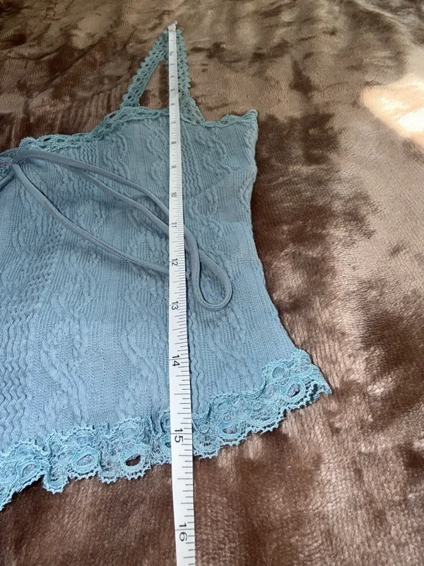 Edikted Blue Lace Top - Image 6