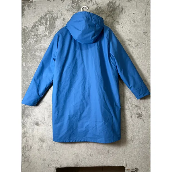 Pendleton Victoria Rain Slicker Women’s Blue Hooded Southwestern Lined Coat XXL - Image 3
