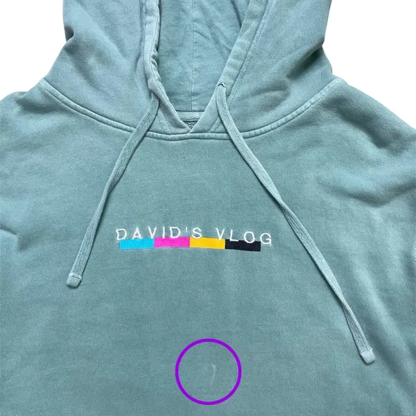 Fanjoy | David Dobrik Merch “David’s Vlog” Mint Green Drawstring Pullover Hoodie - Image 5