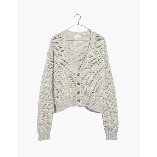 Madewell Cream Cozy Knit Cardigan - Image 2