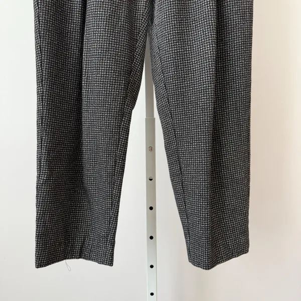 AllSaints Mara Puppytooth Trousers Grey Black Houndstooth Wool Blend Womens 8‎ - Image 3