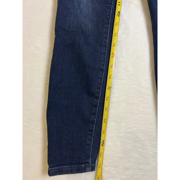 Good American Good Legs Crop Skinny Jeans Women 2/26‎ Dark Wash High Rise Denim - Image 4