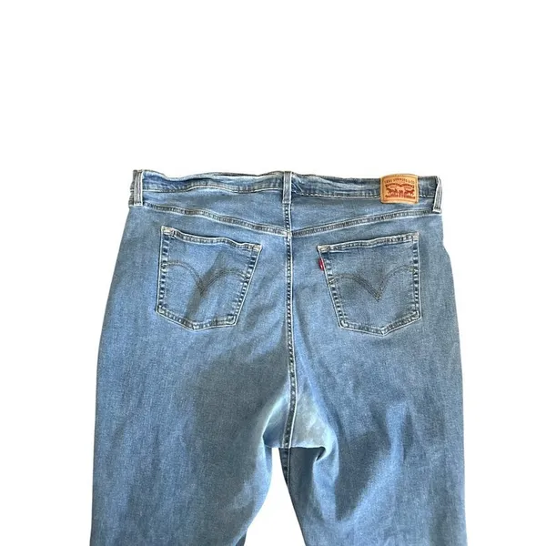 Levis Premium Womens Ribcage‎ Straight Leg Ankle Jeans Button Fly High Waist 24W - Image 2