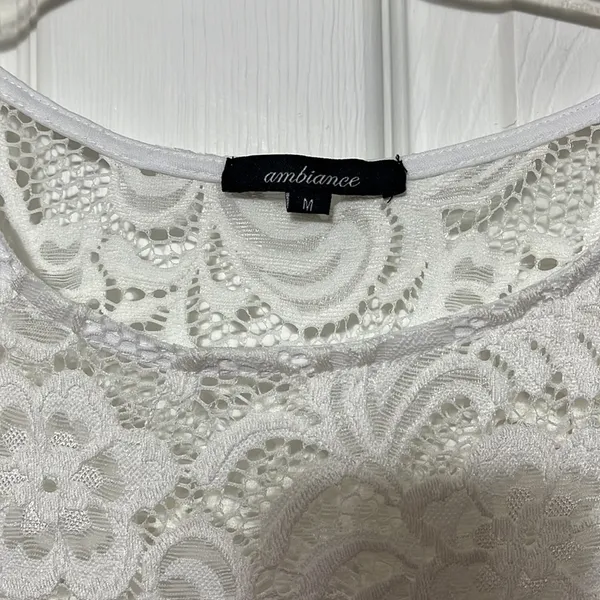 White Dress Size M - Image 2