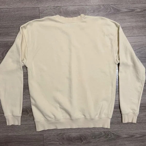 Def Leppard Love Bites Graphic Sweatshirt S Cream Goodie Two Sleeves Oversized - Image 9