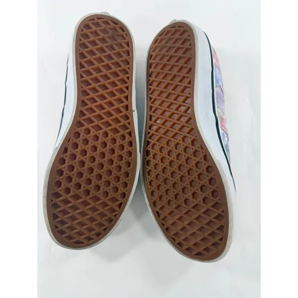 Vans Classic Slip On Pastel Tie Dye Heart Print Sneakers Womens 6 Multi Color - Image 8