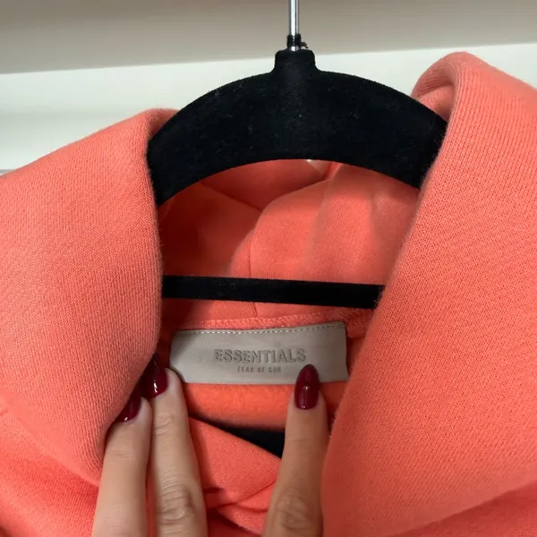 Essentials Coral Sweatshirt Pink Size M - Image 3