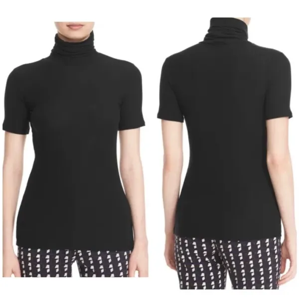 Theory black turtleneck top NEW - Image 3