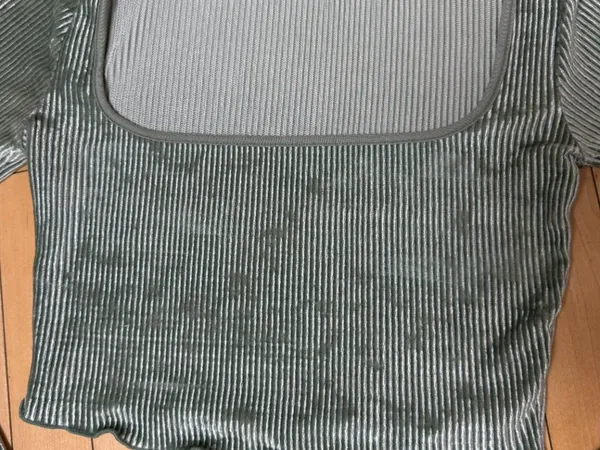 Urban Outfitters Out From Under Velvet Ribbed Square Neck Size Small Green - Image 5
