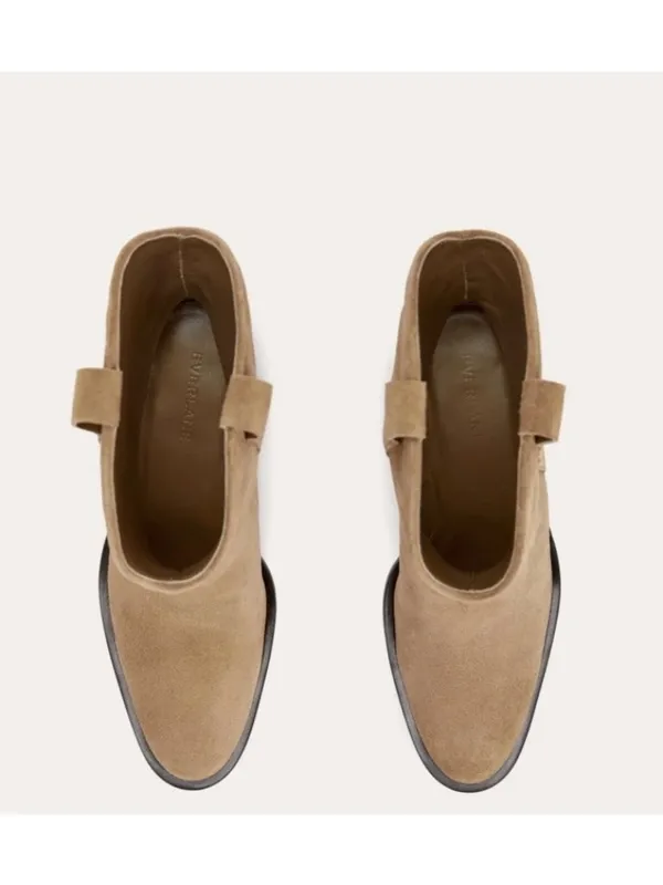 Everlane $298 The Outlaw Suede Cowboy Western Boot in Sand Size 6.5M - Image 5