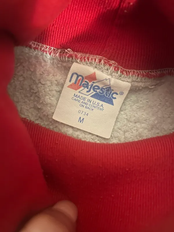 Majestic University Of Maryland Cropped Sweatshirt - Image 4