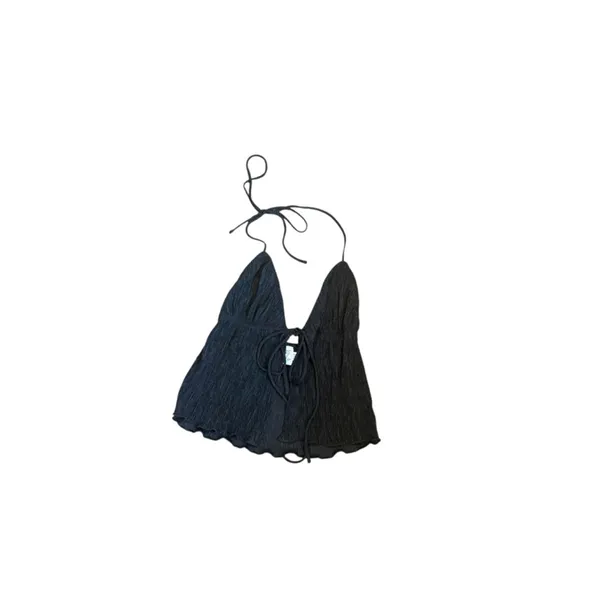 Women's princess Polly Black Halter Crop Top Size 2 - Image 8