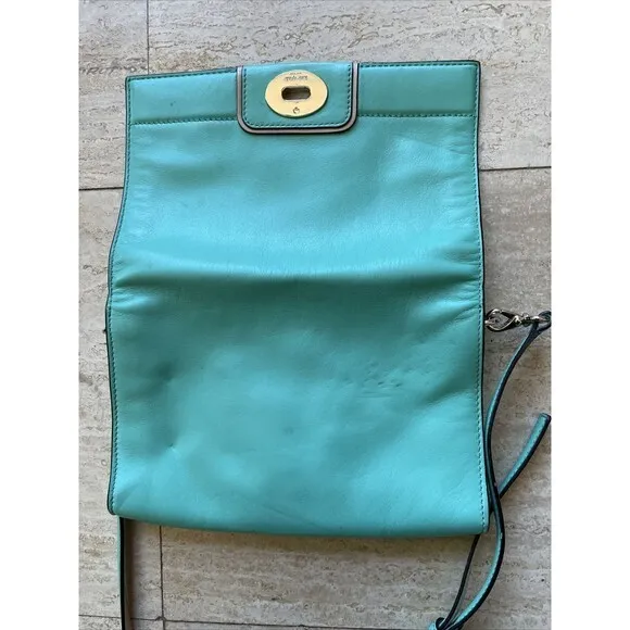 KATE SPADE New York Green Leather Crossbody Shoulder‎ Purse Bag - Image 5
