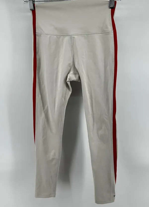 Splits59 Bianca Techflex 2 Piece Set Sports Bra High Rise Leggings White Red L - Image 5