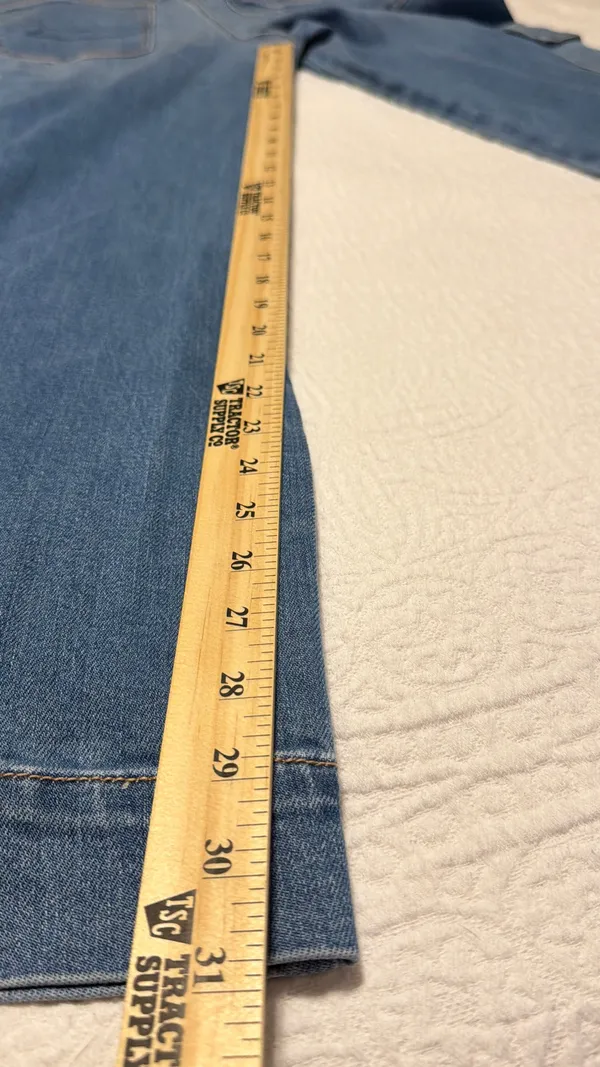 American Eagle Outfitters Light Blue Wide-Leg Cargo Jeans - Image 9