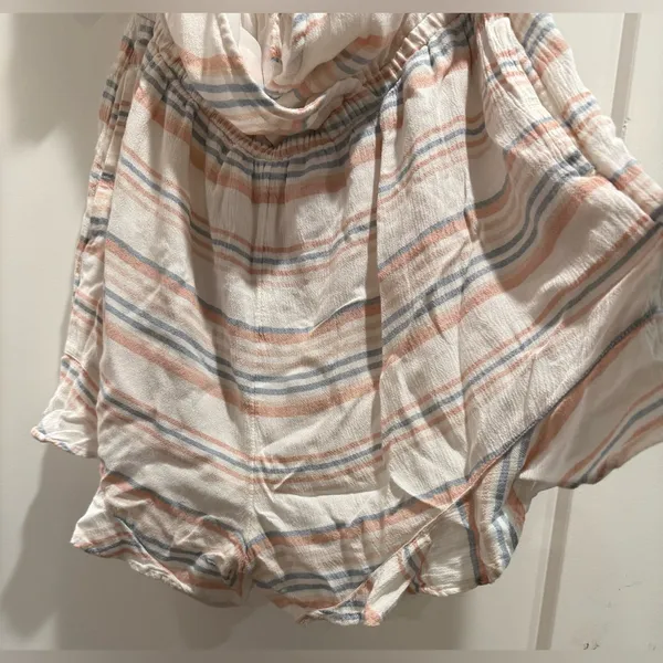 American Eagle Striped V-Neck‎ Romper Size M - Image 5