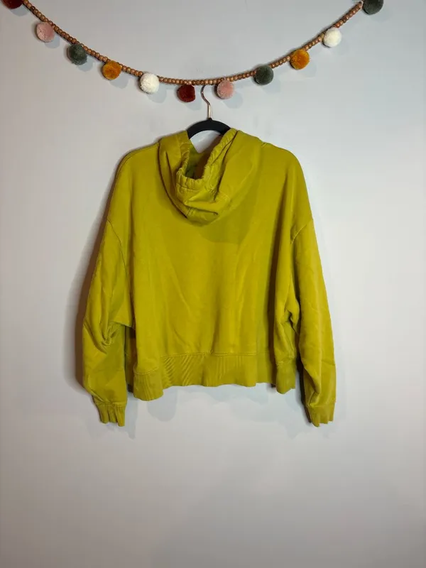 Calia Chartreuse Everyday Fleece Boxy hoodie - Image 6