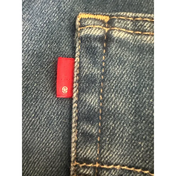 Levi's Premium Baggy Dad Jeans Womens 30x30 Mid Rise Wide Leg Medium Wash - Image 9