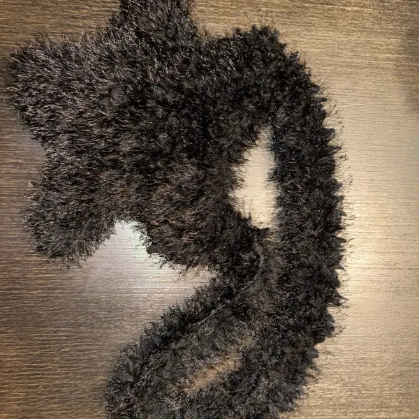 Fuzzy Black Shoulder Bag - Women's Plush Crossbody - Image 4