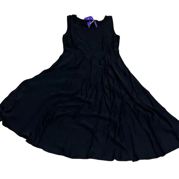 Seraphine Women's Black A-line Knee Length Dress Size 2 Formal - Image 2