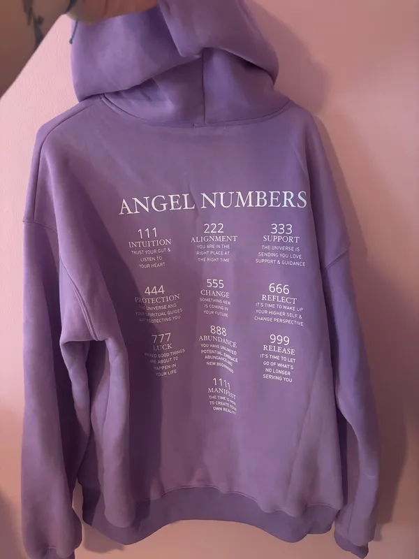 1987 Hoodie Purple Size L - Image 2