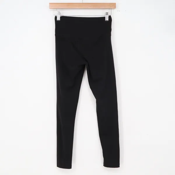 Unbranded Leggings Womens Small Crossover Waist Black High Rise Excellent - Image 2