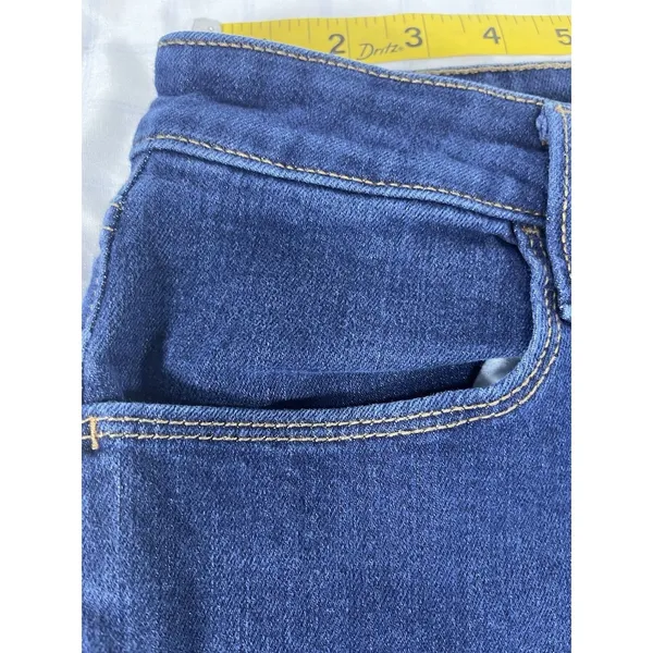 Old Navy Women’s WOW Flare High-Rise Blue Denim Flared Jeans Size 12 - Image 6