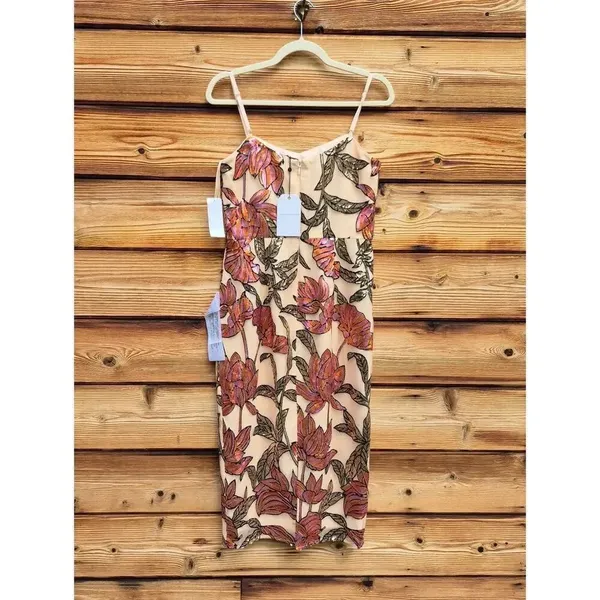 NWT Dress The Population DTP Blakely Floral Sequin Dress Size XS - Image 9