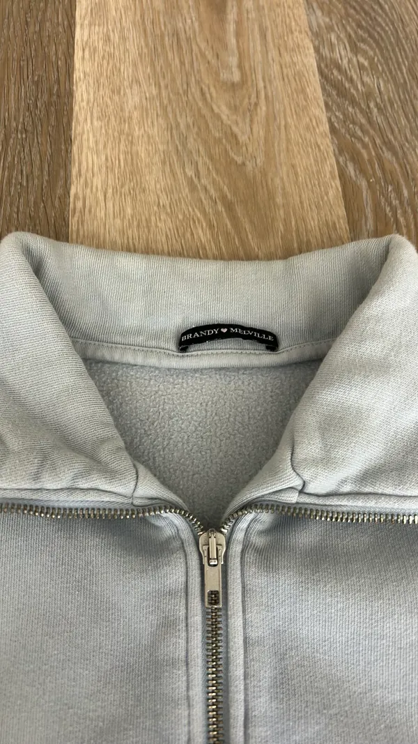 Brandy Melville Quarter-Zip Sweatshirt - Image 2