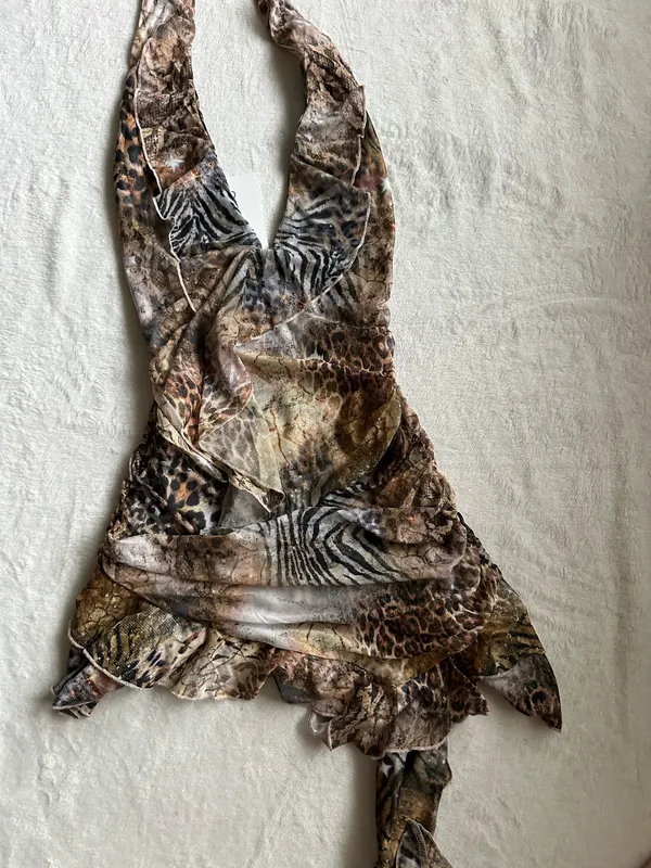 Outcast Clothing ANNIKA MINI DRESS DUNE - Image 4