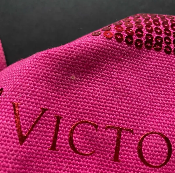 Victoria's Secret Sequin Makeup Cosmetic Bag - Image 6