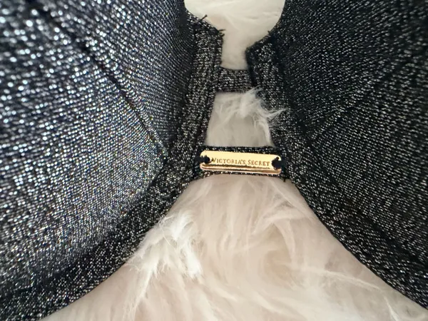 Victoria's Secret Shimmer Metallic Bikini Swim Top 34C - Image 3