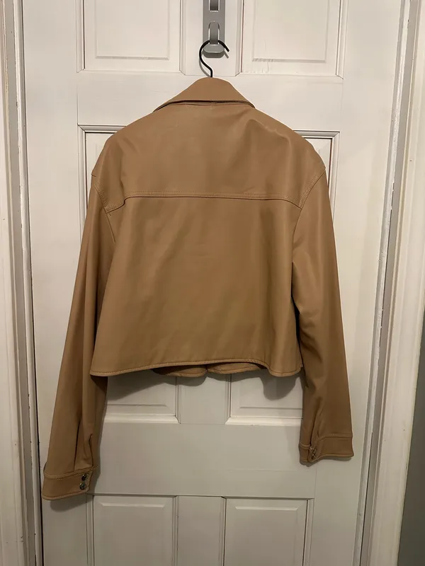 Faux Leather Shacket - Image 3